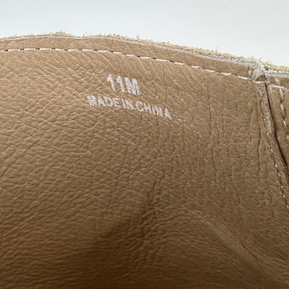 Eileen Fisher Women's Hiya Platform Suede Mule Clogs Beige Size 11 - Picture 9 of 9